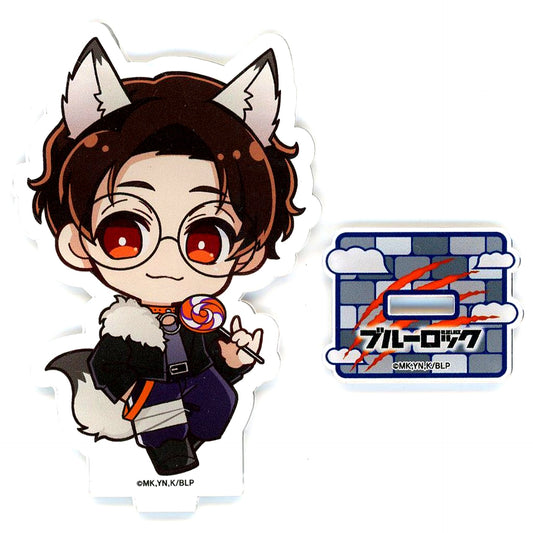 Kenyu Yukimiya Blue Lock Pop Up Shop Wolf Collection in Princess Cafe Acrylic Stand [USED]