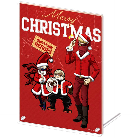 Katsuki Bakugo & Best Jeanist & Edgeshot Christmas My Hero Academia Acrylic Art Panel [USED]