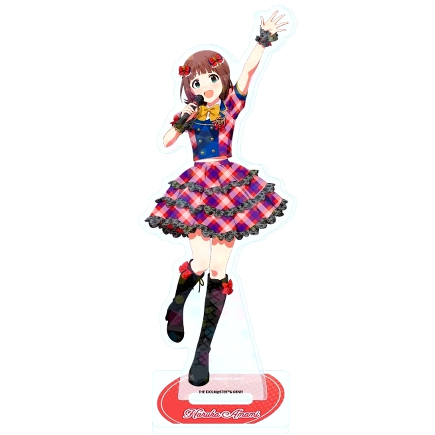 Haruka Amami The Idolmaster Million Live! Karaoke Ver. Drawn Illustration Hologram Acrylic Stand 01 [USED]