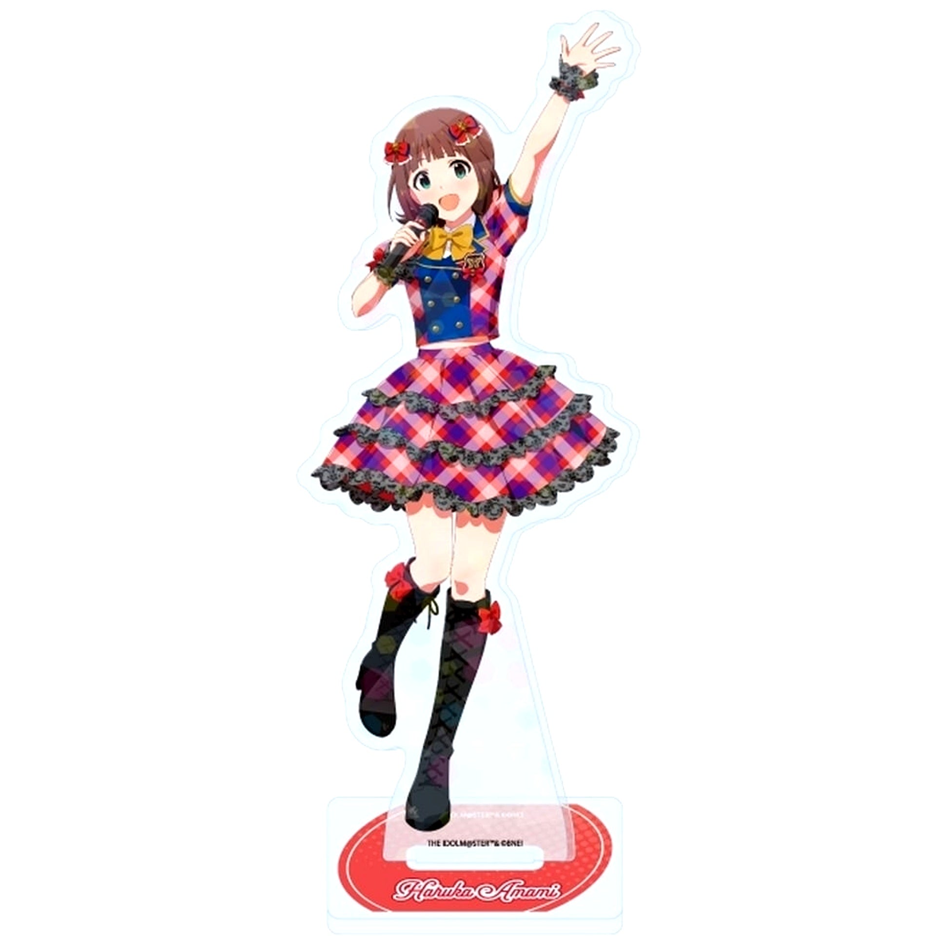 Haruka Amami The Idolmaster Million Live! Karaoke Ver. Drawn Illustration Hologram Acrylic Stand 01 [USED]