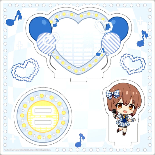 Yukiho Hagiwara The Idolmaster Million Live! Karaoke Ver. Mini Chara Illustration Acrylic Stand Plate 31 [USED]