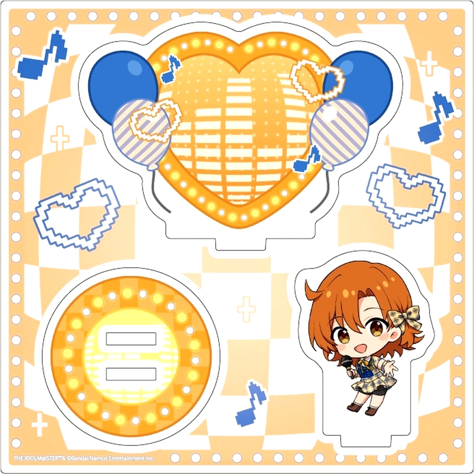 Kana Yabuki The Idolmaster Million Live! Karaoke Ver. Mini Chara Illustration Acrylic Stand Plate 34 [USED]