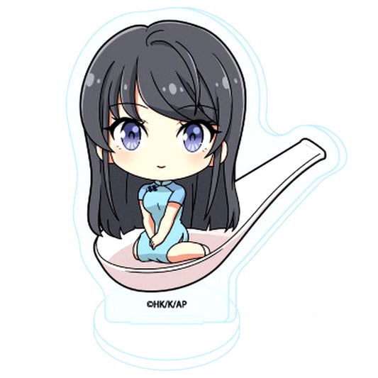 Mai Sakurajima 01 Mini Character Illustration Acrylic Petit Stand Rascal Does Not Dream of Santa Claus [USED]