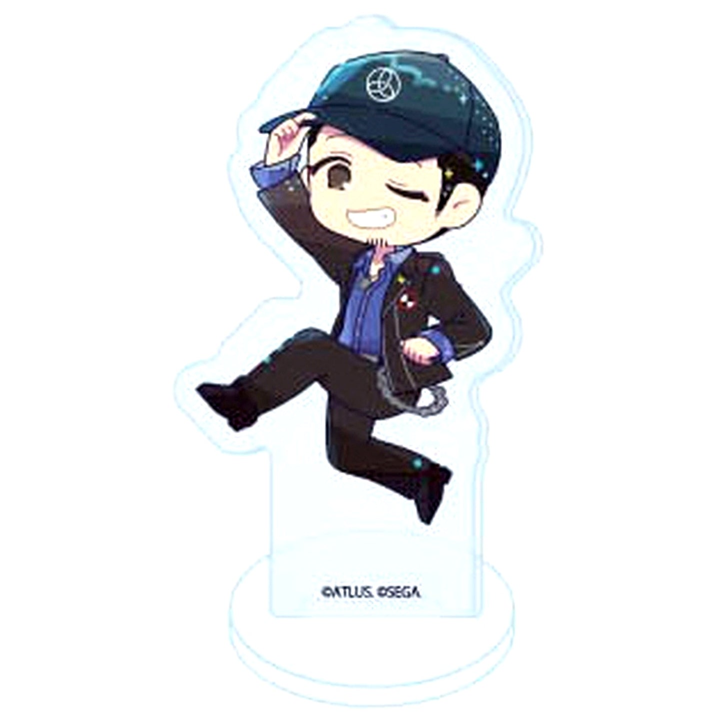 Junpei Iori Persona 3 Reload Acrylic Petit Stand 01. POP Art Illustration [USED]