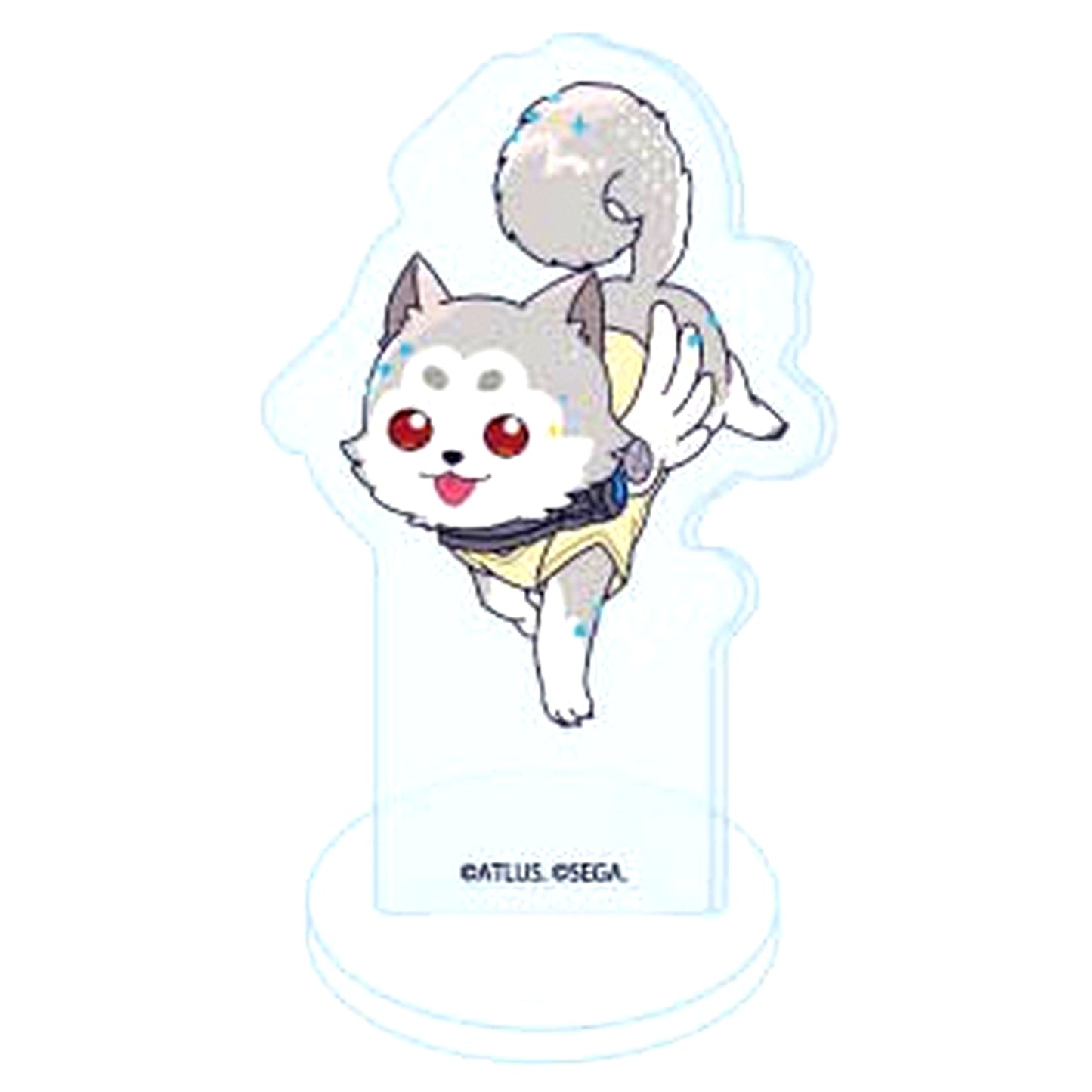 Koromaru Persona 3 Reload Acrylic Petit Stand 01. POP Art Illustration [USED]