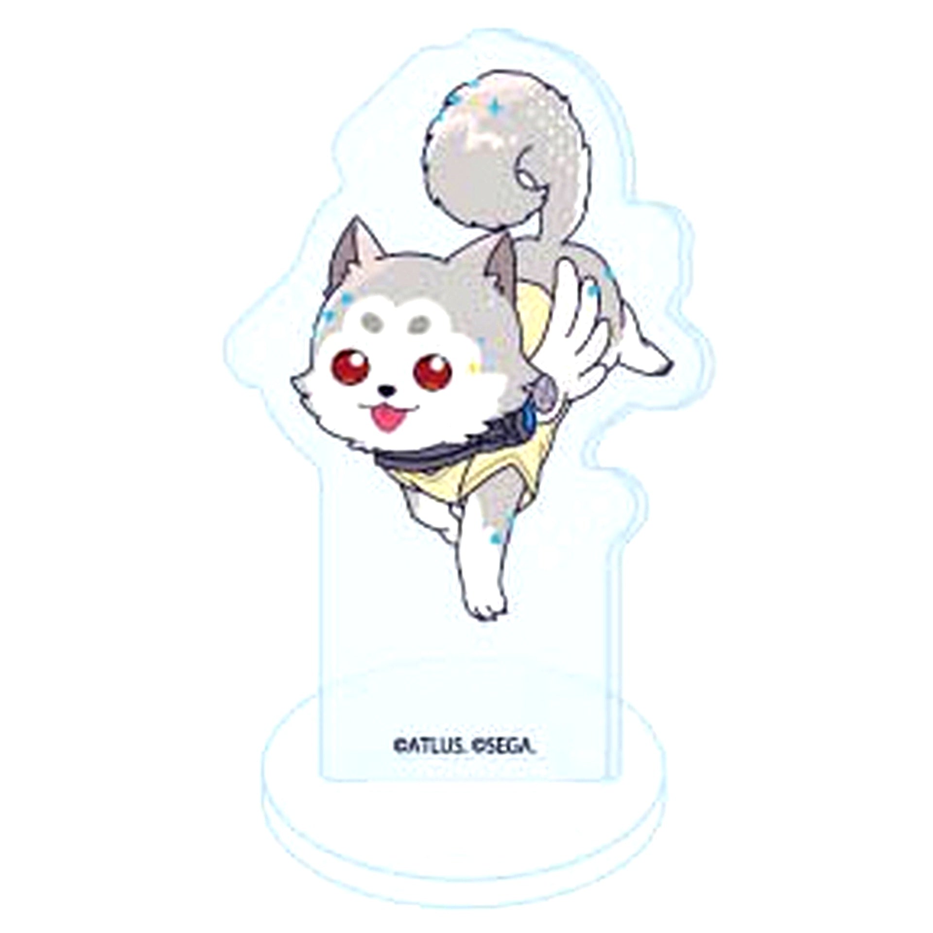 Koromaru Persona 3 Reload Acrylic Petit Stand 01. POP Art Illustration [USED]