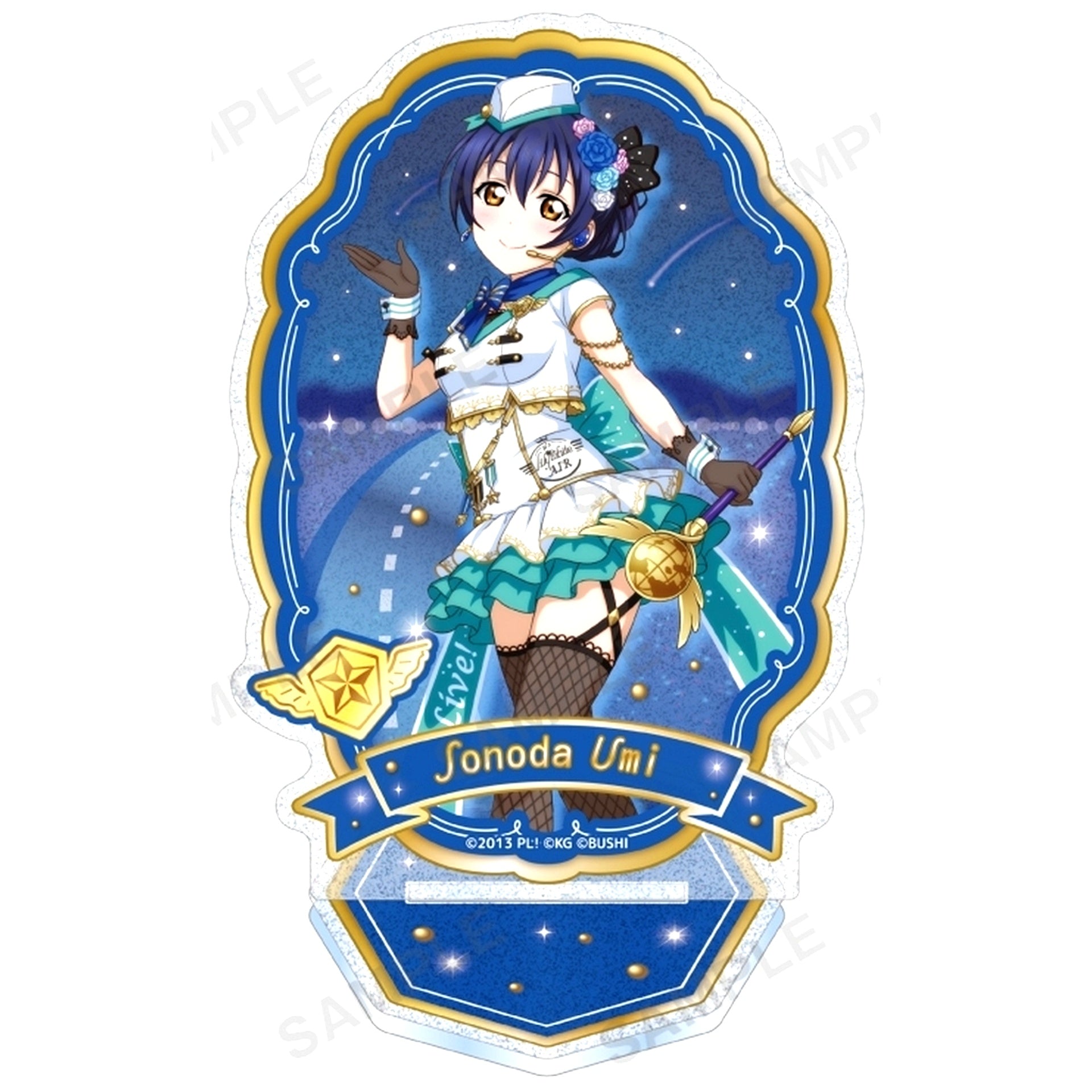 Umi Sonoda Kirarin Acrylic Stand Mu's Sky Ver. Love Live! School Idol Festival [USED]