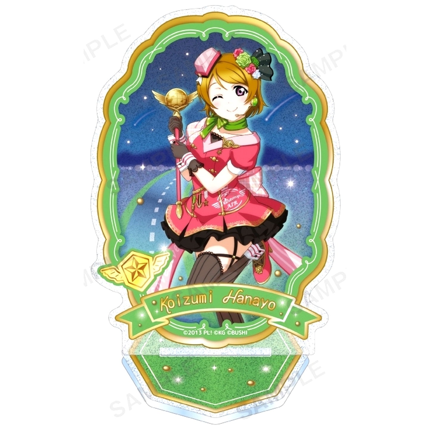 Hanayo Koizumi Kirarin Acrylic Stand Mu's Sky Ver. Love Live! School Idol Festival [USED]