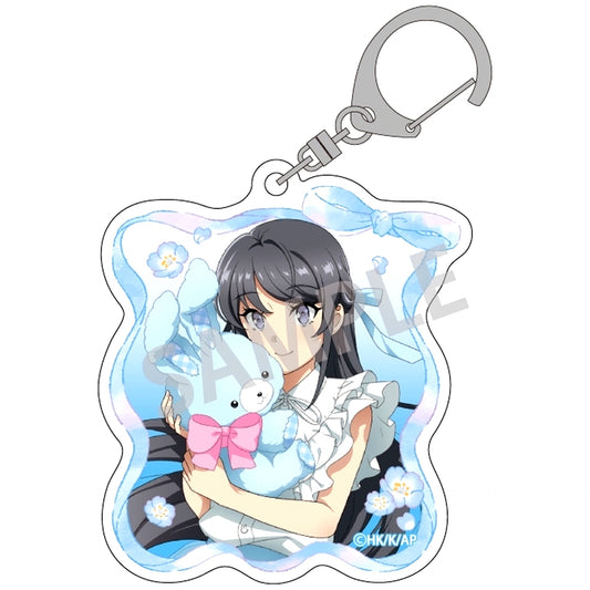 Mai Sakurajima Rascal Does Not Dream of Santa Claus Trading Acrylic Keychain Usa Nui Dakko [USED]