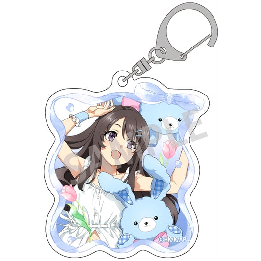 Uzuki Hirokawa Rascal Does Not Dream of Santa Claus Trading Acrylic Keychain Usa Nui Dakko [USED]