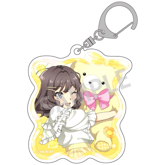 Sara Himeji Rascal Does Not Dream of Santa Claus Trading Acrylic Keychain Usa Nui Dakko [USED]