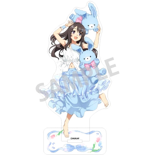 Uzuki Hirokawa Seishun Buta Yarou wa Santa Claus no Yume wo Minai Rabbit Plush Hug Acrylic Stand [USED]