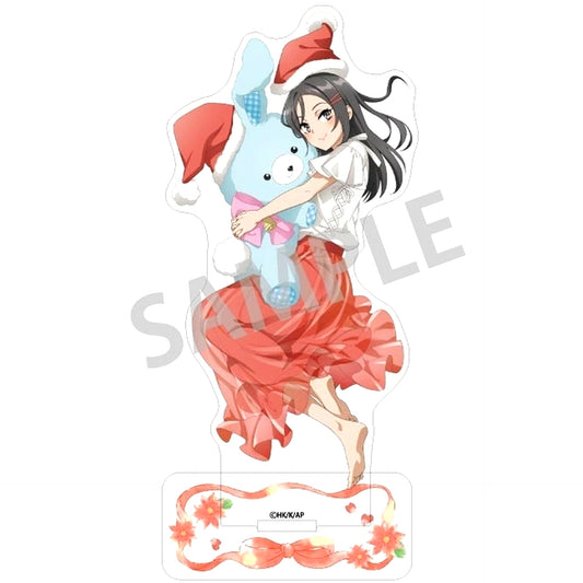 Miniskirt Santa Seishun Buta Yarou wa Santa Claus no Yume wo Minai Rabbit Plush Hug Acrylic Stand [USED]