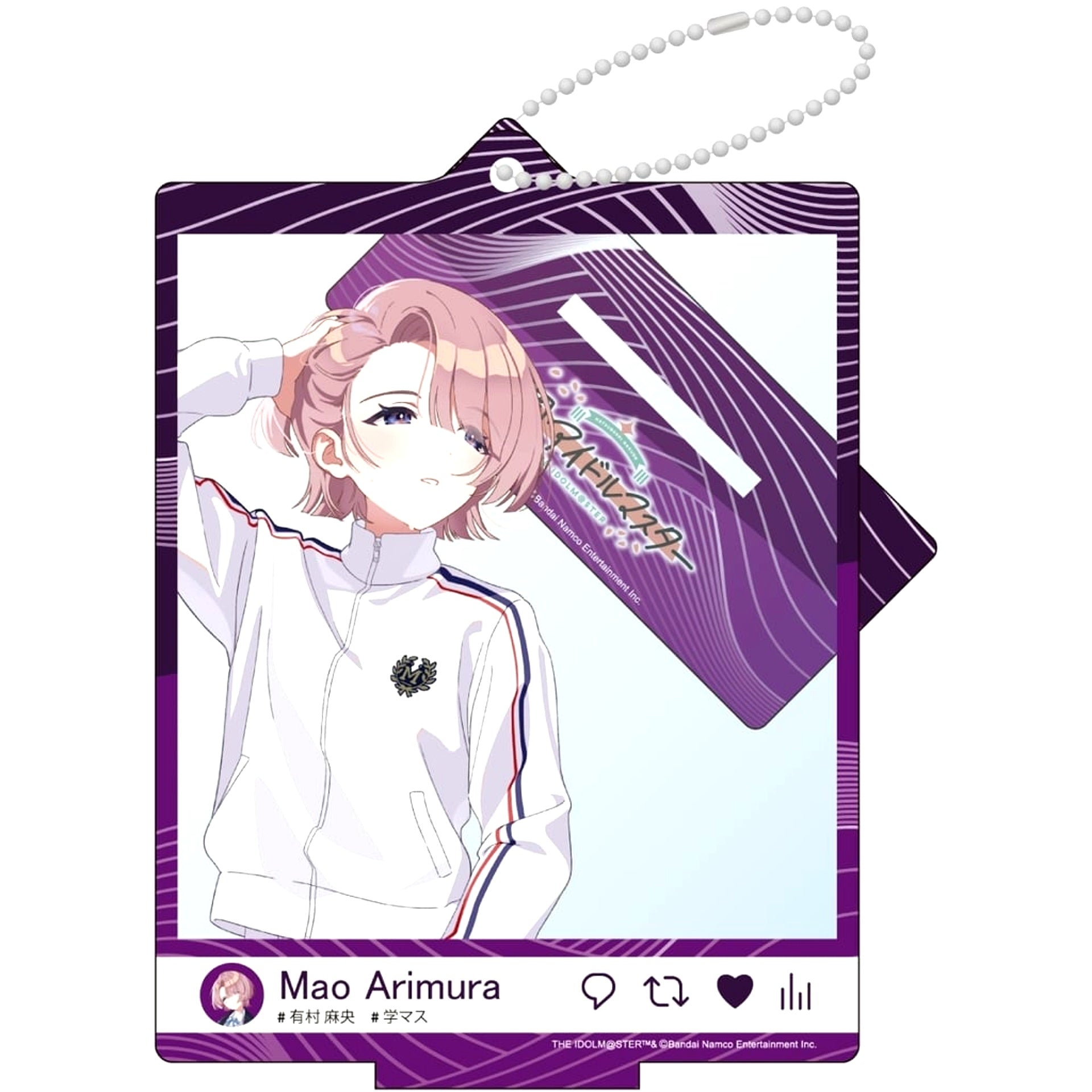 Mao Arimura Gakuen Idolmaster Training Clothes Ver. Selfie Style Acrylic Stand [USED]