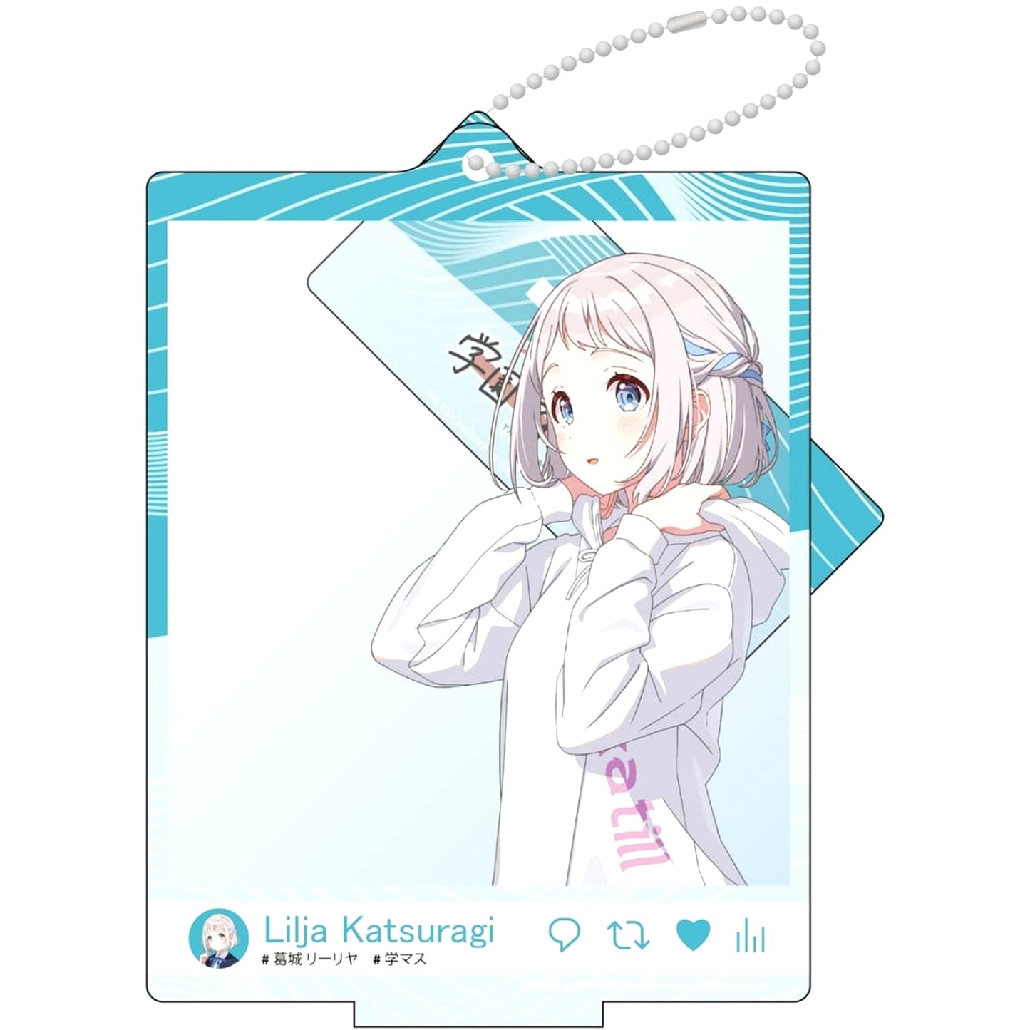 Lilja Katsuragi Gakuen Idolmaster Training Clothes Ver. Selfie Style Acrylic Stand [USED]