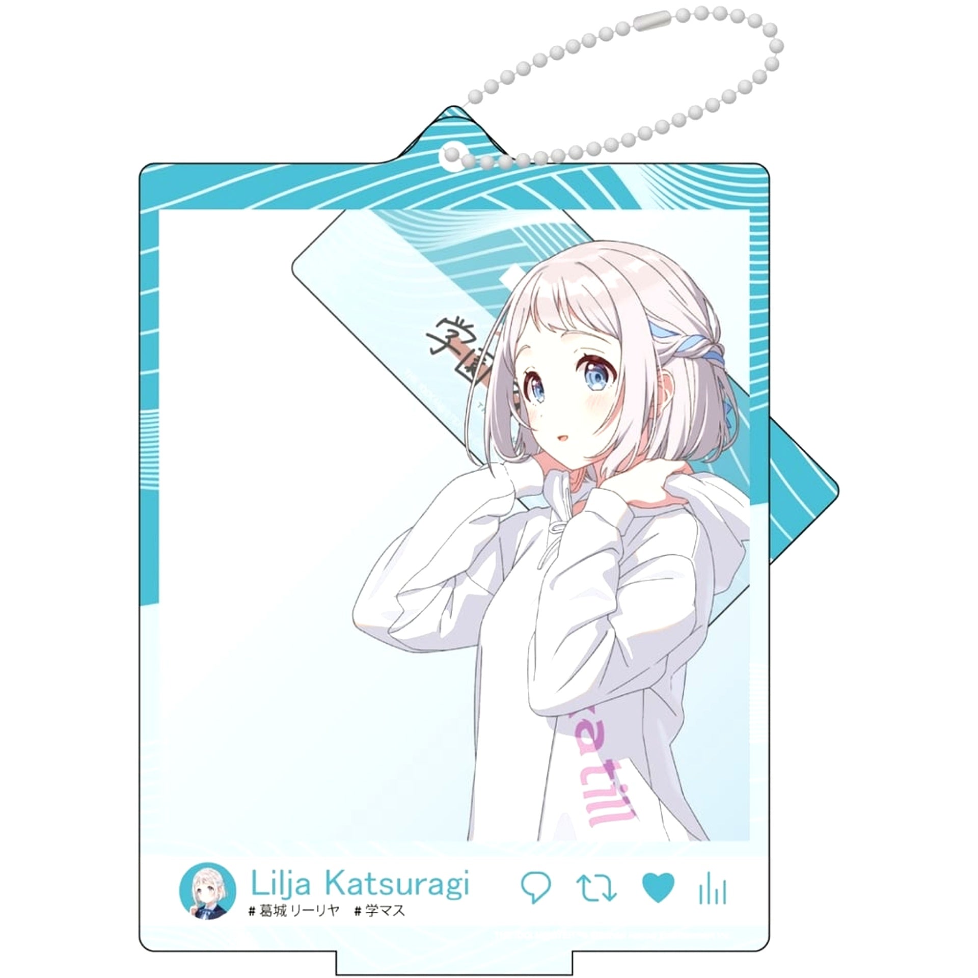 Lilja Katsuragi Gakuen Idolmaster Training Clothes Ver. Selfie Style Acrylic Stand [USED]