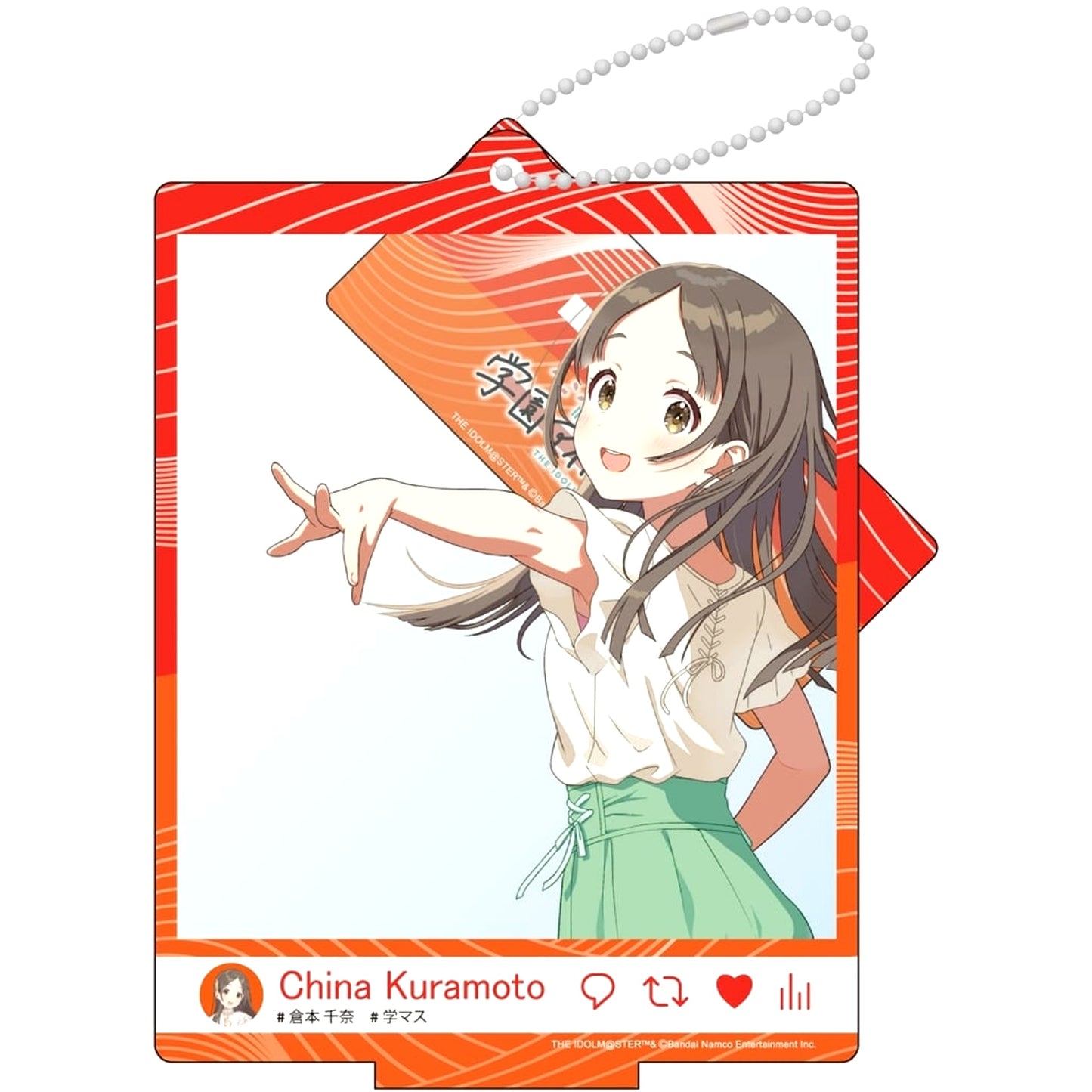 China Kuramoto Gakuen Idolmaster Training Clothes Ver. Selfie Style Acrylic Stand [USED]