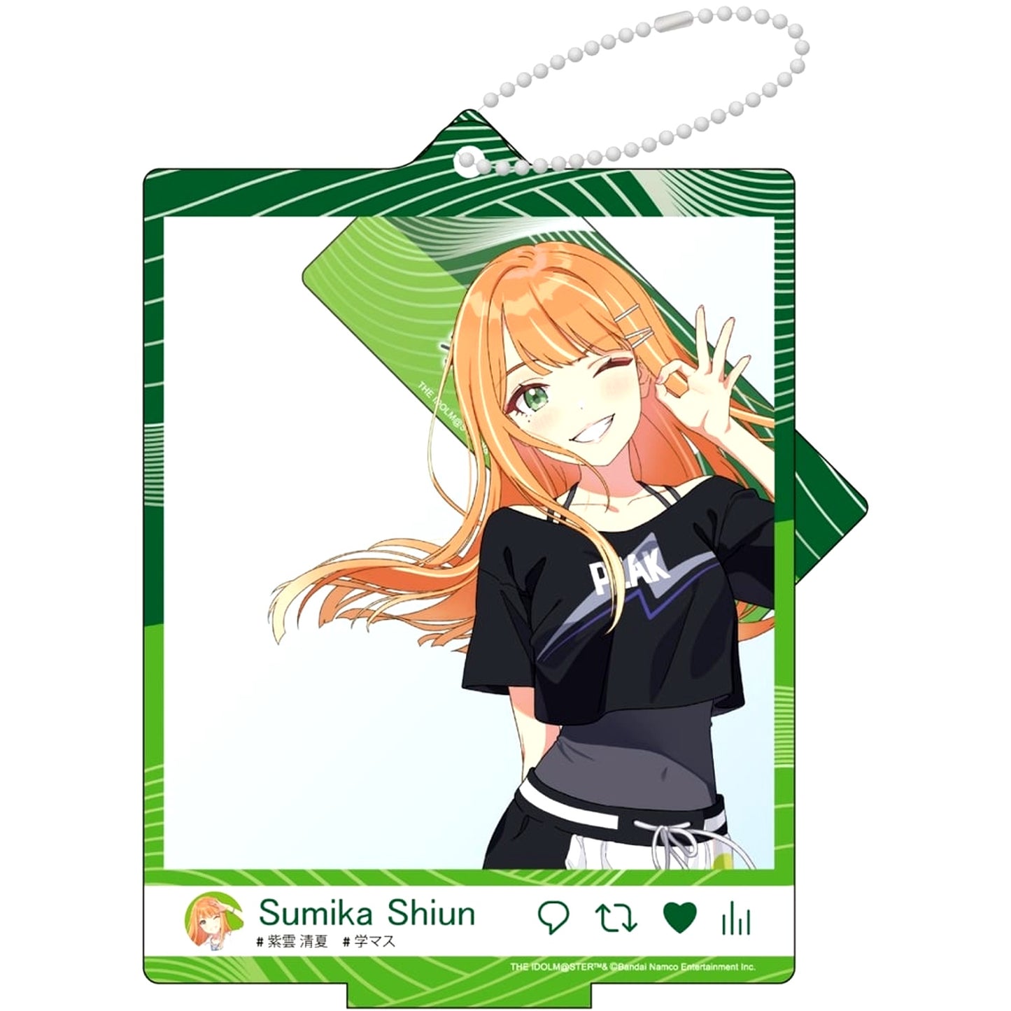 Sumika Shiun Gakuen Idolmaster Training Clothes Ver. Selfie Style Acrylic Stand [USED]
