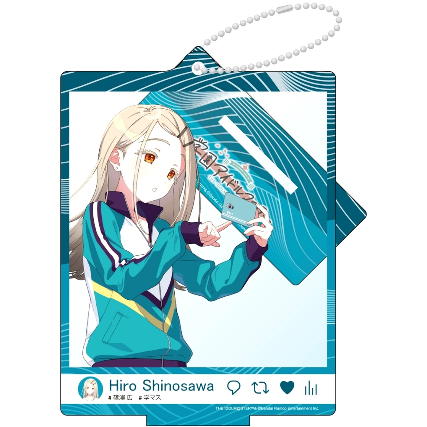 Hiro Shinosawa Training Clothes Ver. Gakuen Idolmaster Selfie-Style Acrylic Stand [USED]