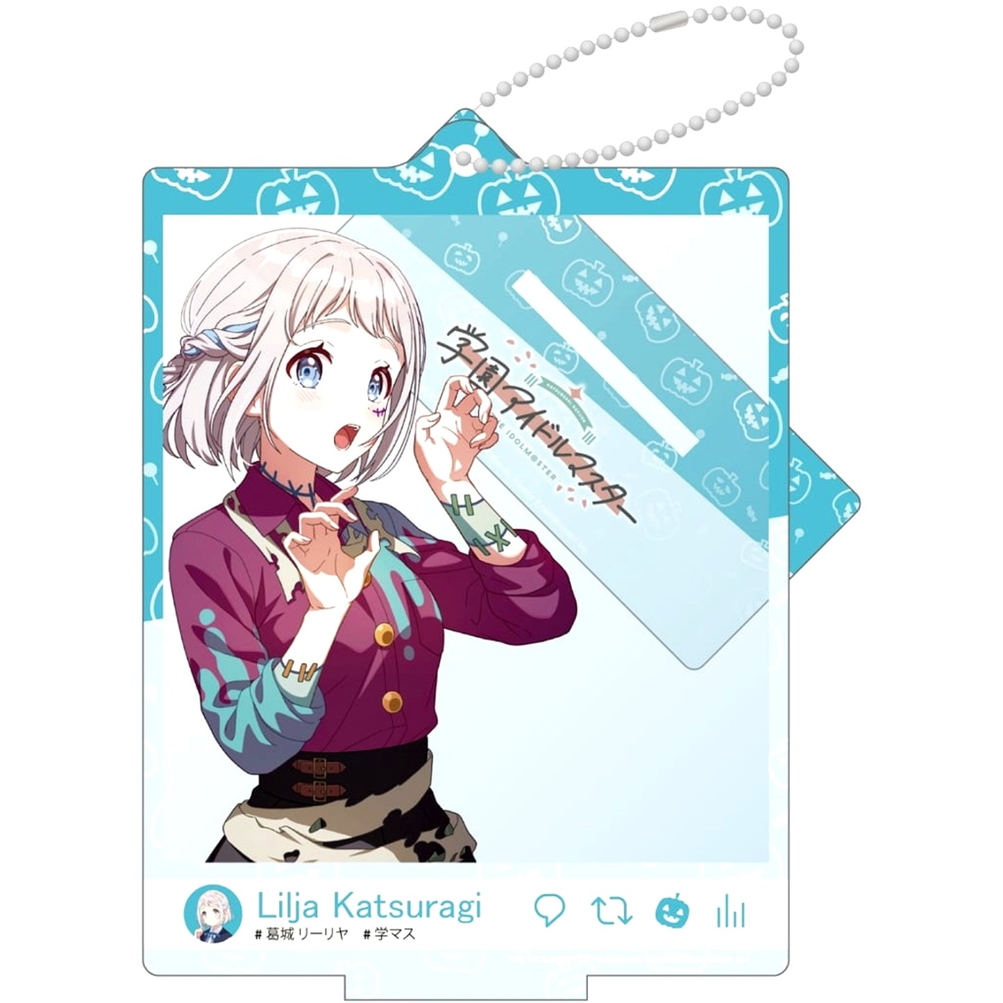 Lilja Katsuragi Gakuen Idolmaster Hakusen 24 Halloween Selfie Style Acrylic Stand [USED]