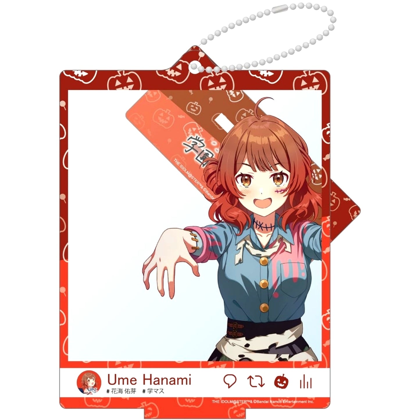 Ume Hanami Gakuen Idolmaster The Rolling Riceball 24 Halloween Selfie Style Acrylic Stand [USED]