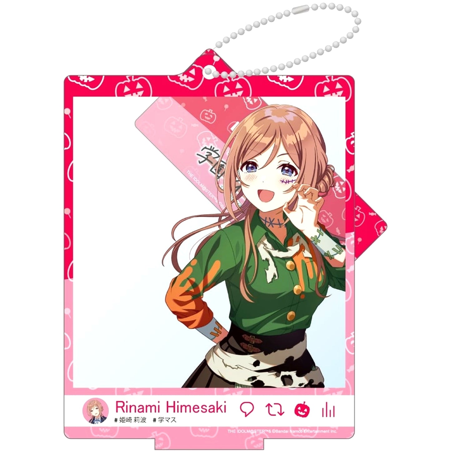 Rinami Himezaki Gakuen Idolmaster clumsy trick 24 Halloween Selfie Style Acrylic Stand [USED]