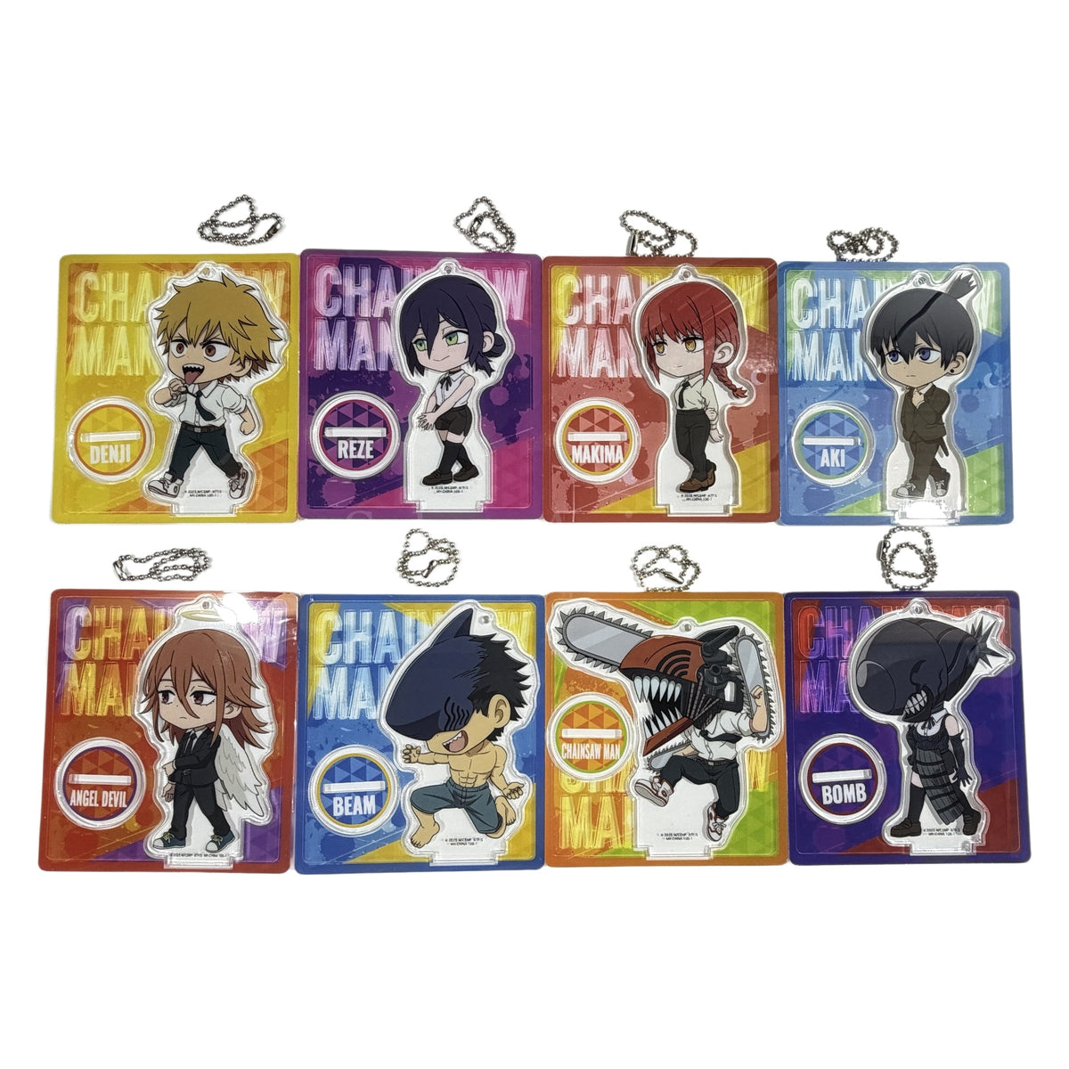 Set of 8 Chainsaw Man the Movie: Reze Arc Tokotoko Acrylic Stand [USED]