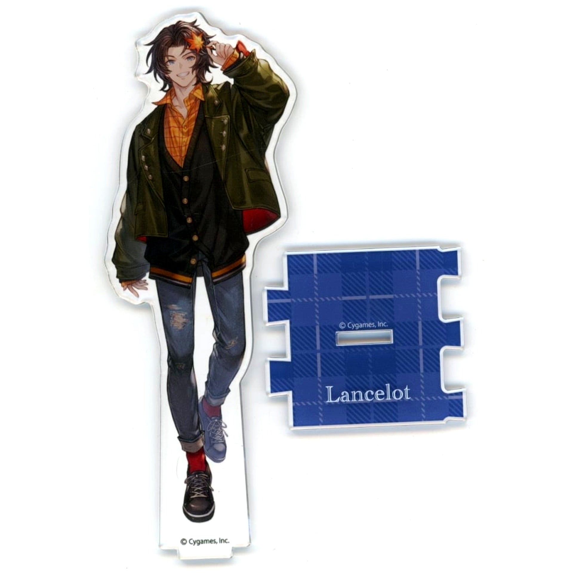 Lancelot Acrylic Stand Granblue Fantasy Leaf Peeping Pop Up Store [USED]