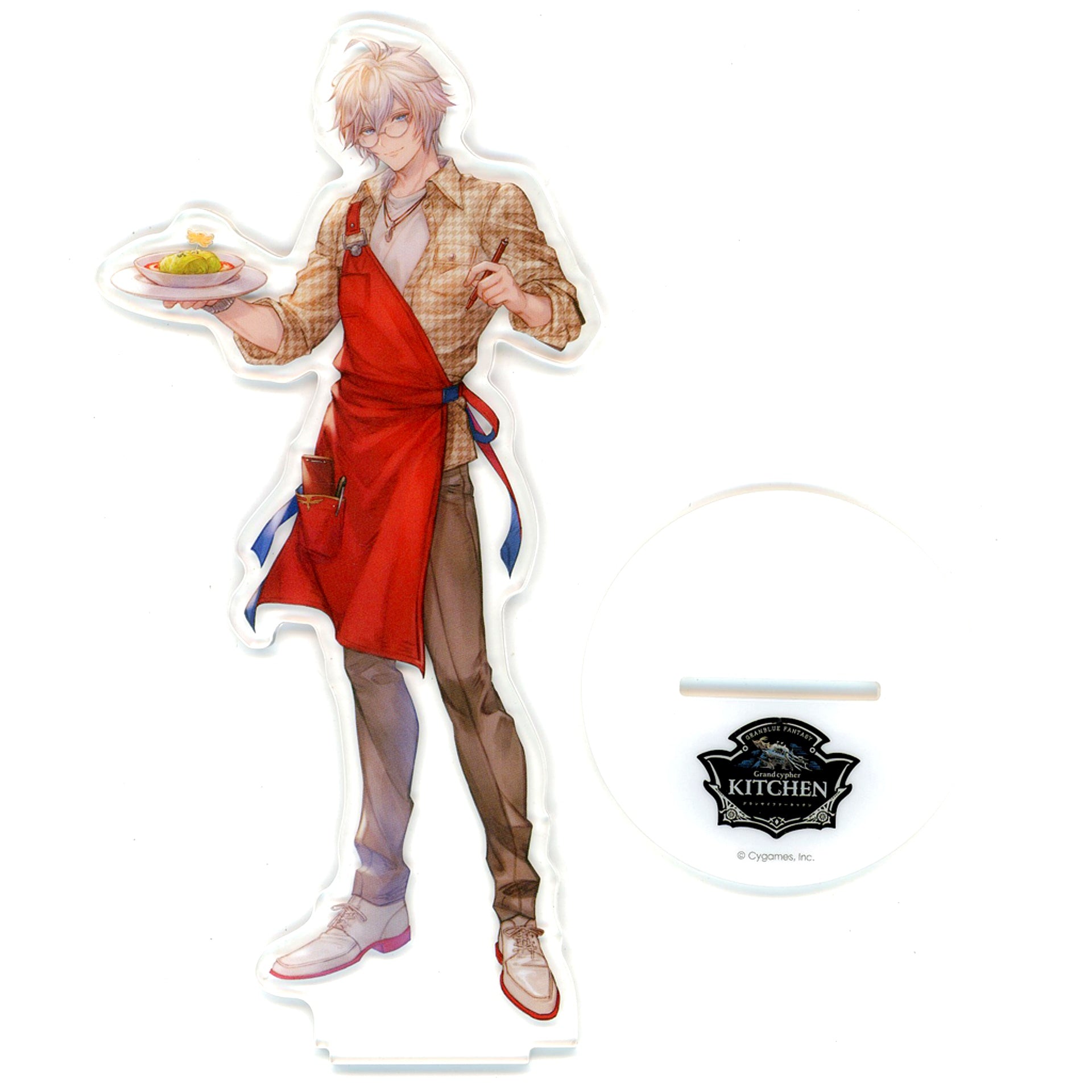 Lucifer Granblue Fantasy x Pasela Resorts Grandcypher Kitchen Character Acrylic Stand [USED]