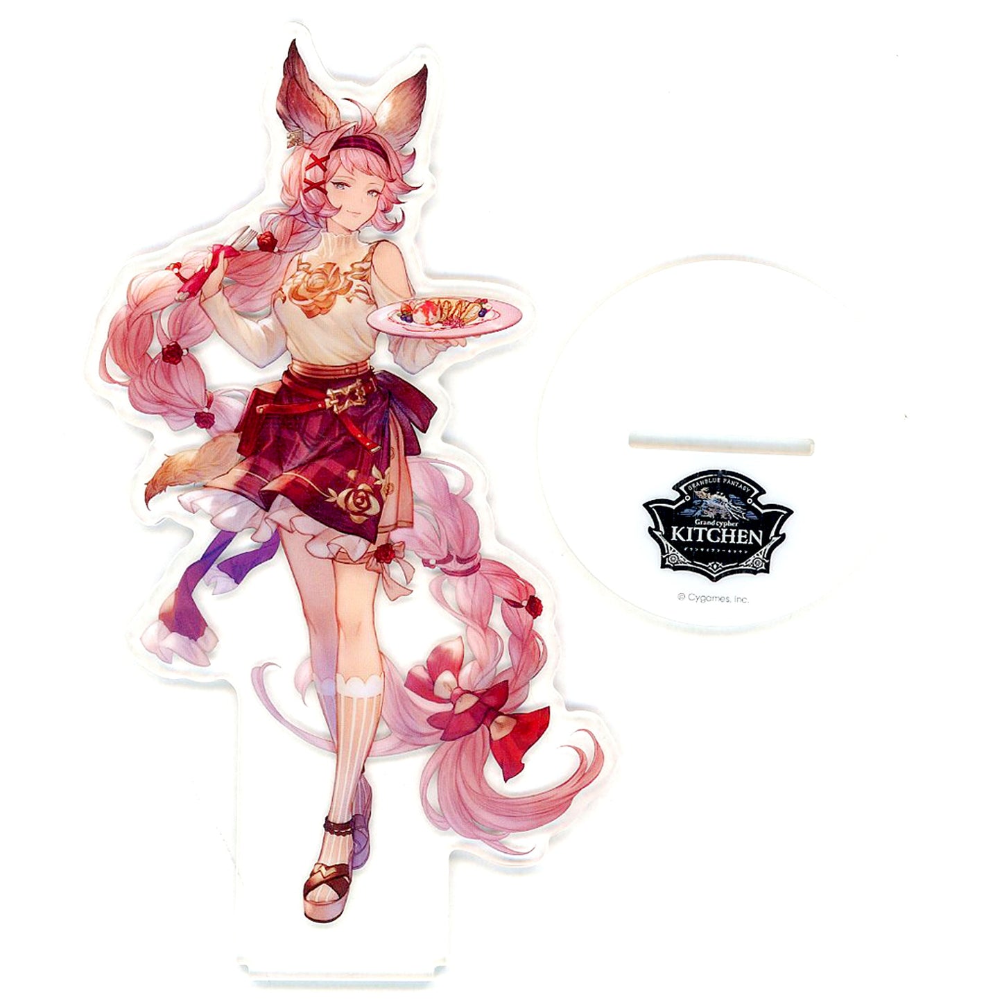 Tien Character Acrylic Stand Granblue Fantasy x Pasela Resorts Grandcypher Kitchen [USED]