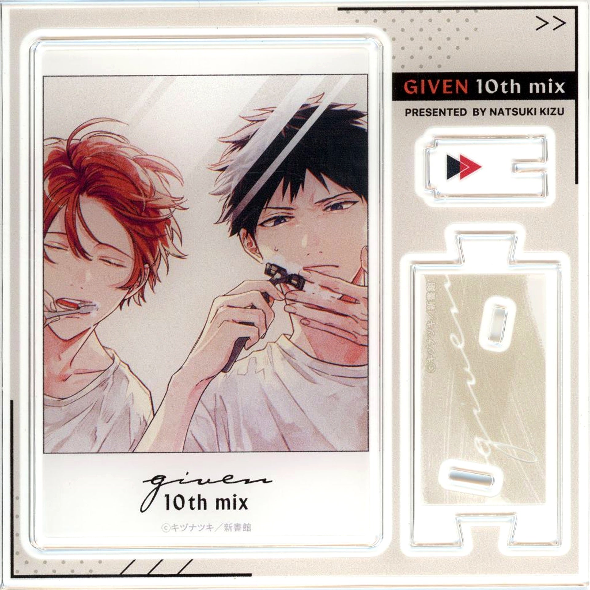 Mafuyu Sato & Ritsuka Uenoyama Acrylic Card Stand Comics given 10th mix Comicomi Studio Paid Bonus [USED]