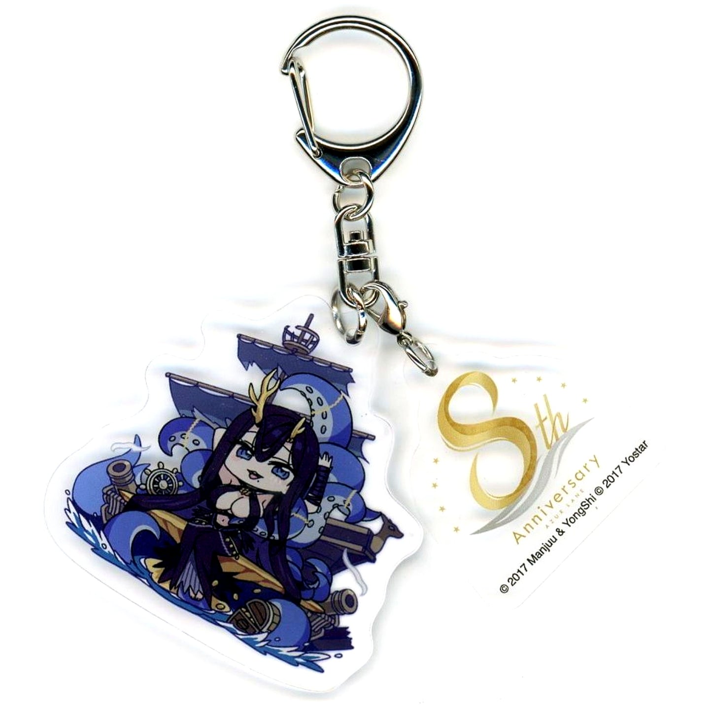 Golden Hind Azur Lane EXPO 8th Anniversary Random Acrylic Keychain [USED]