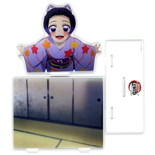 Shinobu Kocho A Scene Shot Acrylic Stand Demon Slayer: Kimetsu no Yaiba the Movie: Infinity Castle Chapter 1 Akaza Returns x ufotable Cafe x Machi Asobi CAFE Cutting the Cover of the Decisive Battle 2nd Term Shinobu vs Doma Battles in Various Places Part 