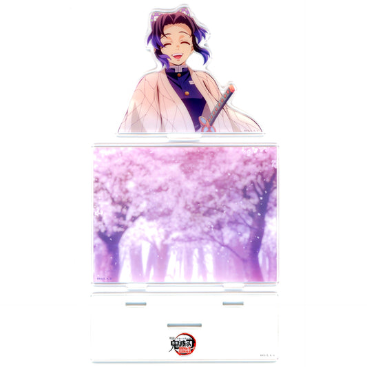 Shinobu Kocho B Scene Shot Acrylic Stand Demon Slayer: Kimetsu no Yaiba the Movie: Infinity Castle Chapter 1 Akaza Returns x ufotable Cafe x Machi Asobi CAFE Cutting the Cover of the Decisive Battle 2nd Term Shinobu vs Doma Battles in Various Places Part 