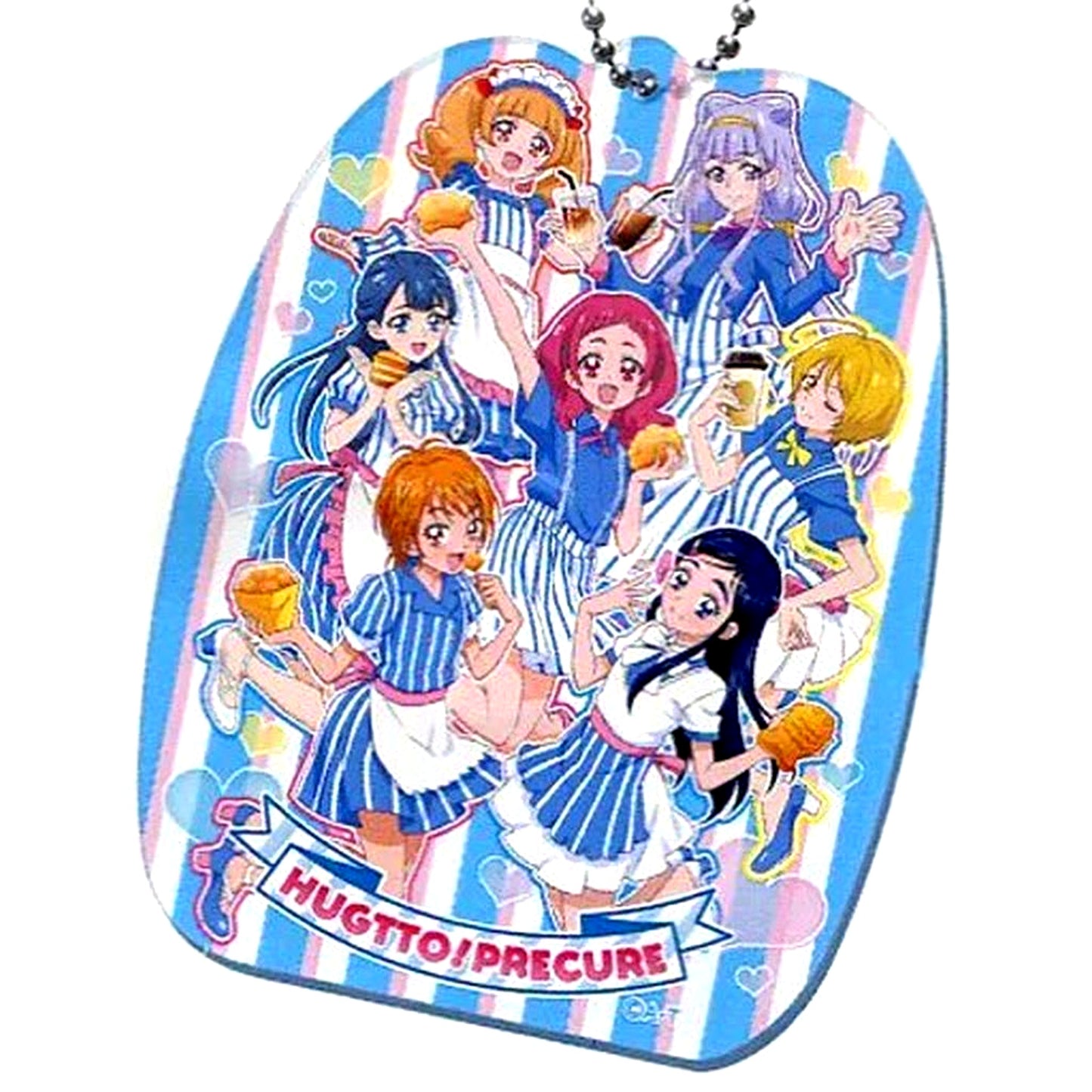 Group HUGtto! Precure & Futari wa Precure x Lawson DX Acrylic Keychain Original Goods Set Loppi Ltd [USED]