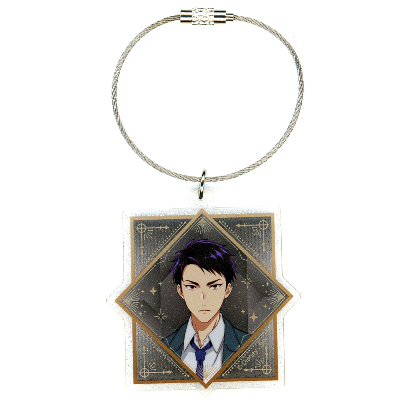 Yuuken Enma Disney Twisted-Wonderland The Animation Glitter Acrylic Keychain [USED]