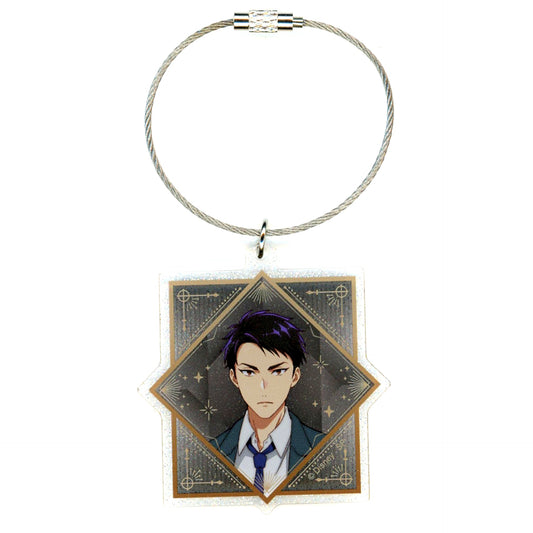 Yuuken Enma Disney Twisted-Wonderland The Animation Glitter Acrylic Keychain [USED]