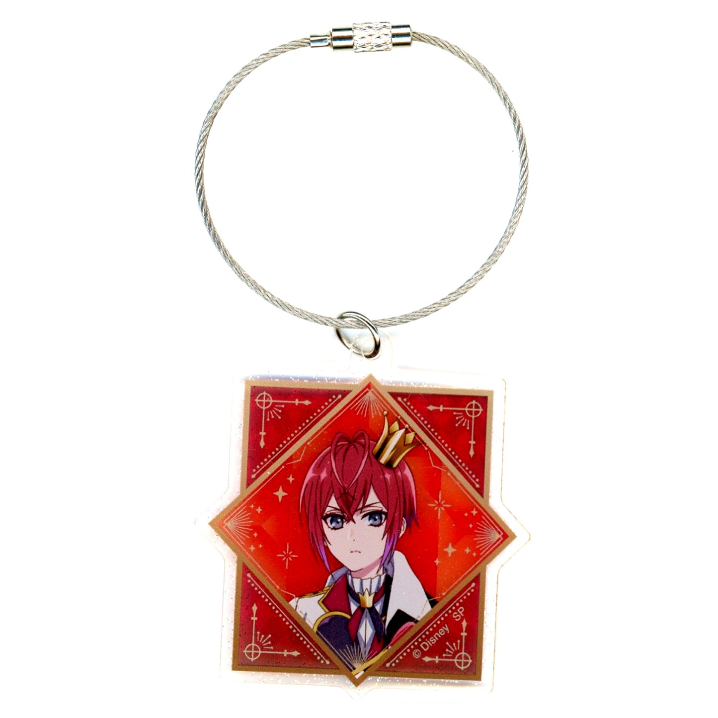 Riddle Rosehearts Disney Twisted-Wonderland The Animation Glitter Acrylic Keychain [USED]