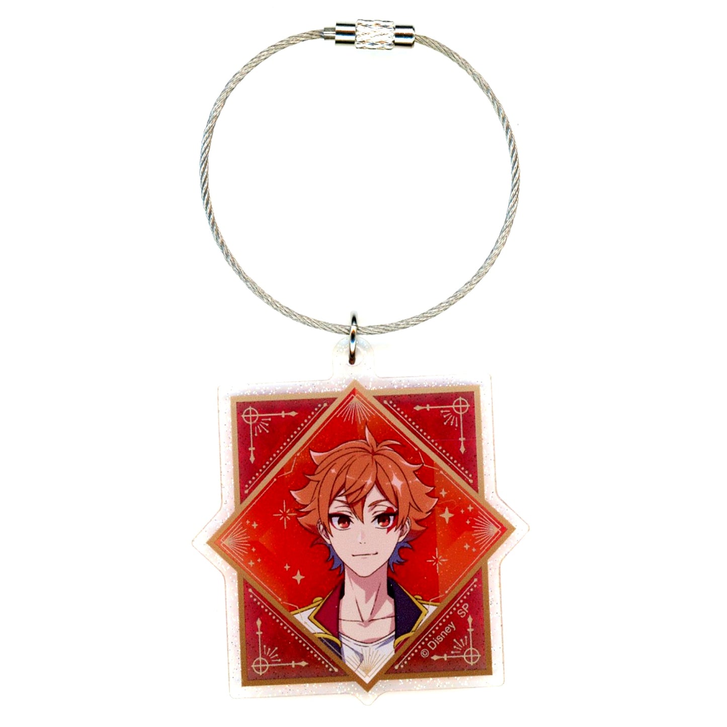 Ace Trappola Disney Twisted-Wonderland The Animation Glitter Acrylic Keychain [USED]