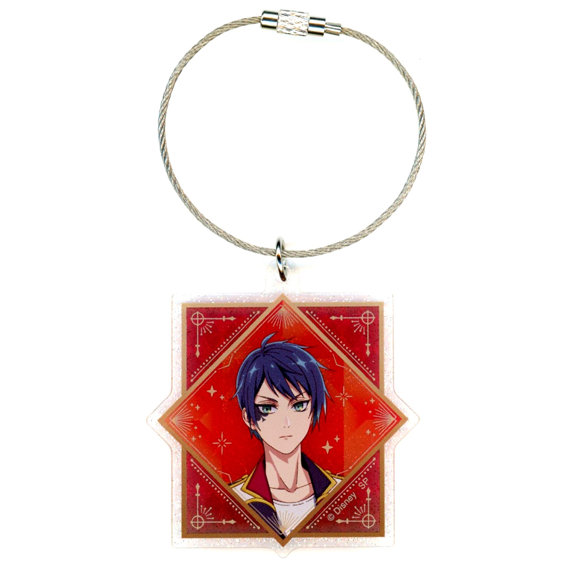 Deuce Spade Disney Twisted-Wonderland The Animation Glitter Acrylic Keychain [USED]