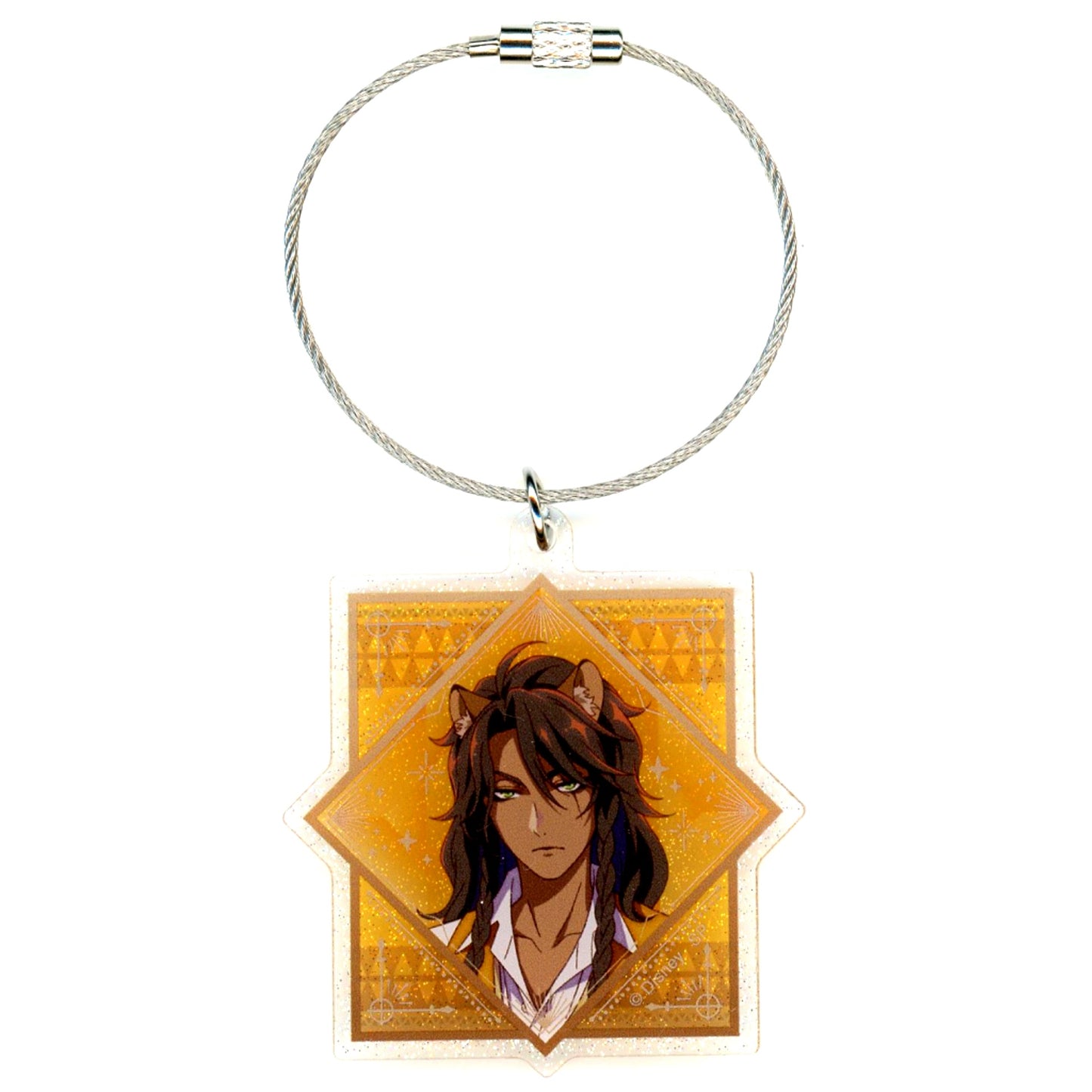 Leona Kingscholar Disney Twisted-Wonderland The Animation Glitter Acrylic Keychain [USED]