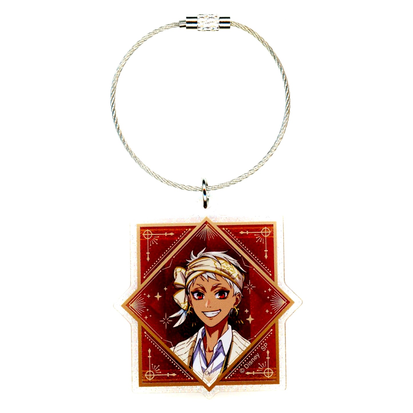 Kalim Al-Asim Disney Twisted-Wonderland The Animation Glitter Acrylic Keychain [USED]