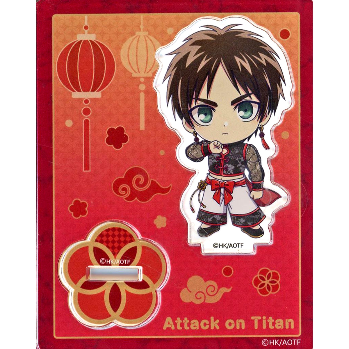 Eren Yeager Gorgeous China Attack on Titan Gorgeous Chrysanthemum Shingeki Hanten in TreeVillage Acrylic Stand [USED]
