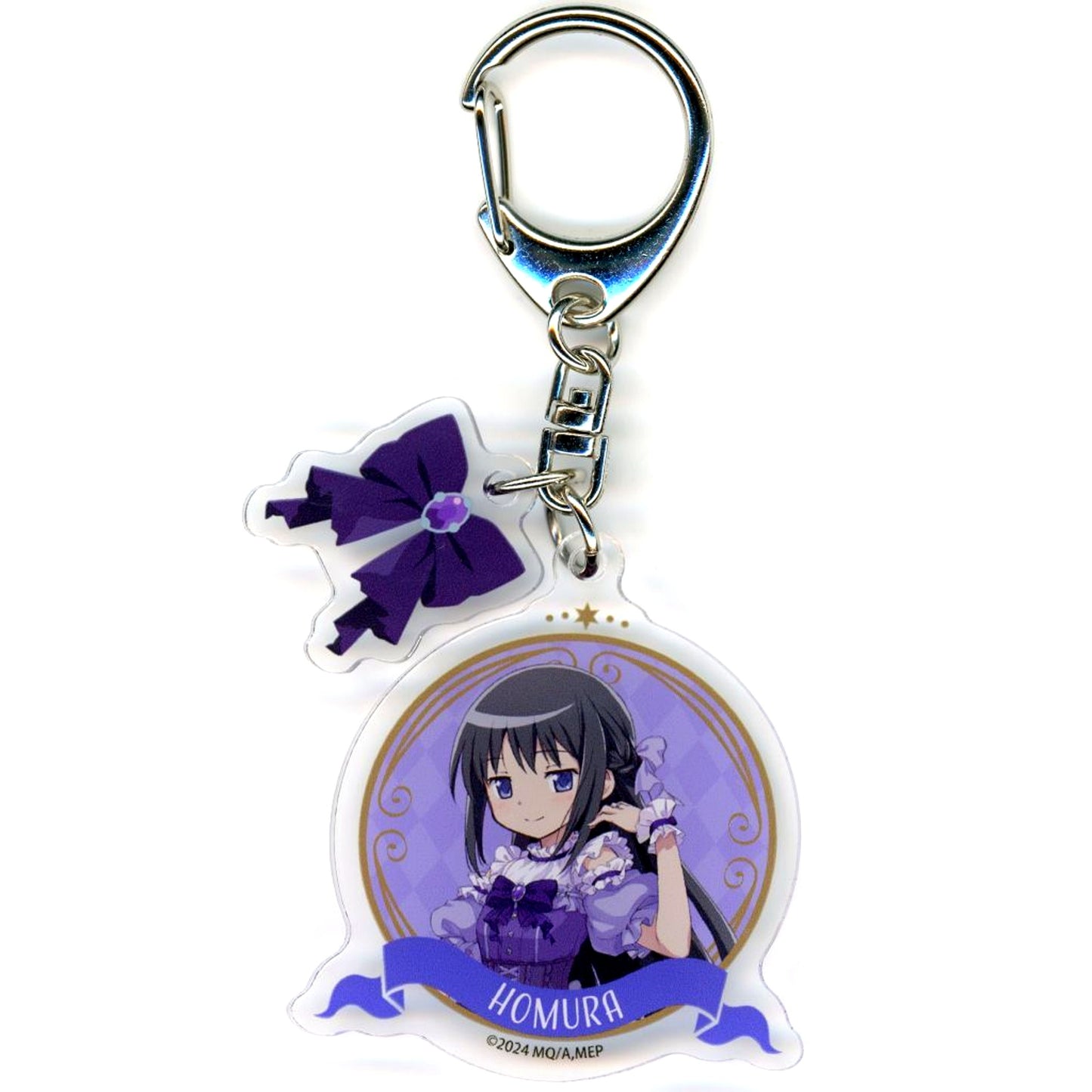 Homura Akemi Acrylic Charm with Ribbon Part Puella Magi Madoka Magica Magia Exedra Magia Day 2025 Half Anniversary [USED]