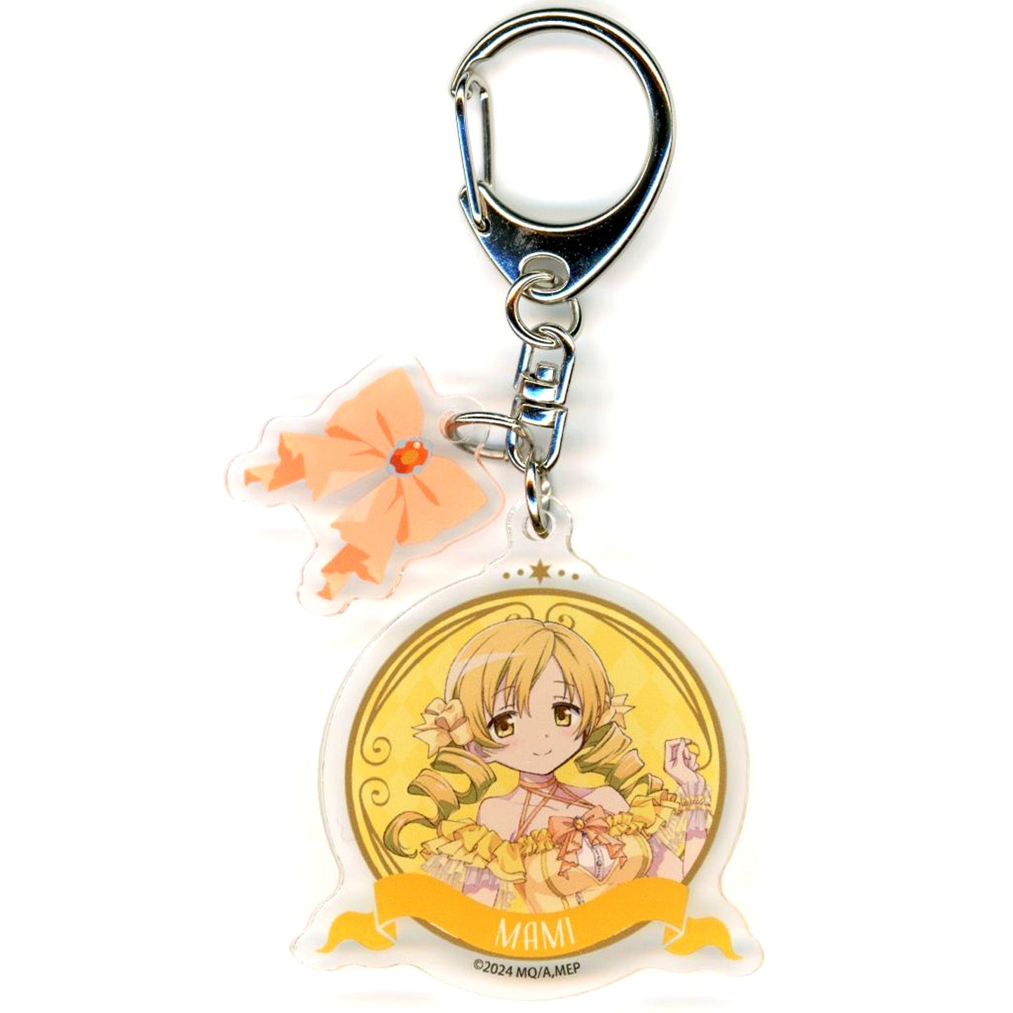 Mami Tomoe Acrylic Charm with Ribbon Part Puella Magi Madoka Magica Magia Exedra Magia Day 2025 Half Anniversary [USED]