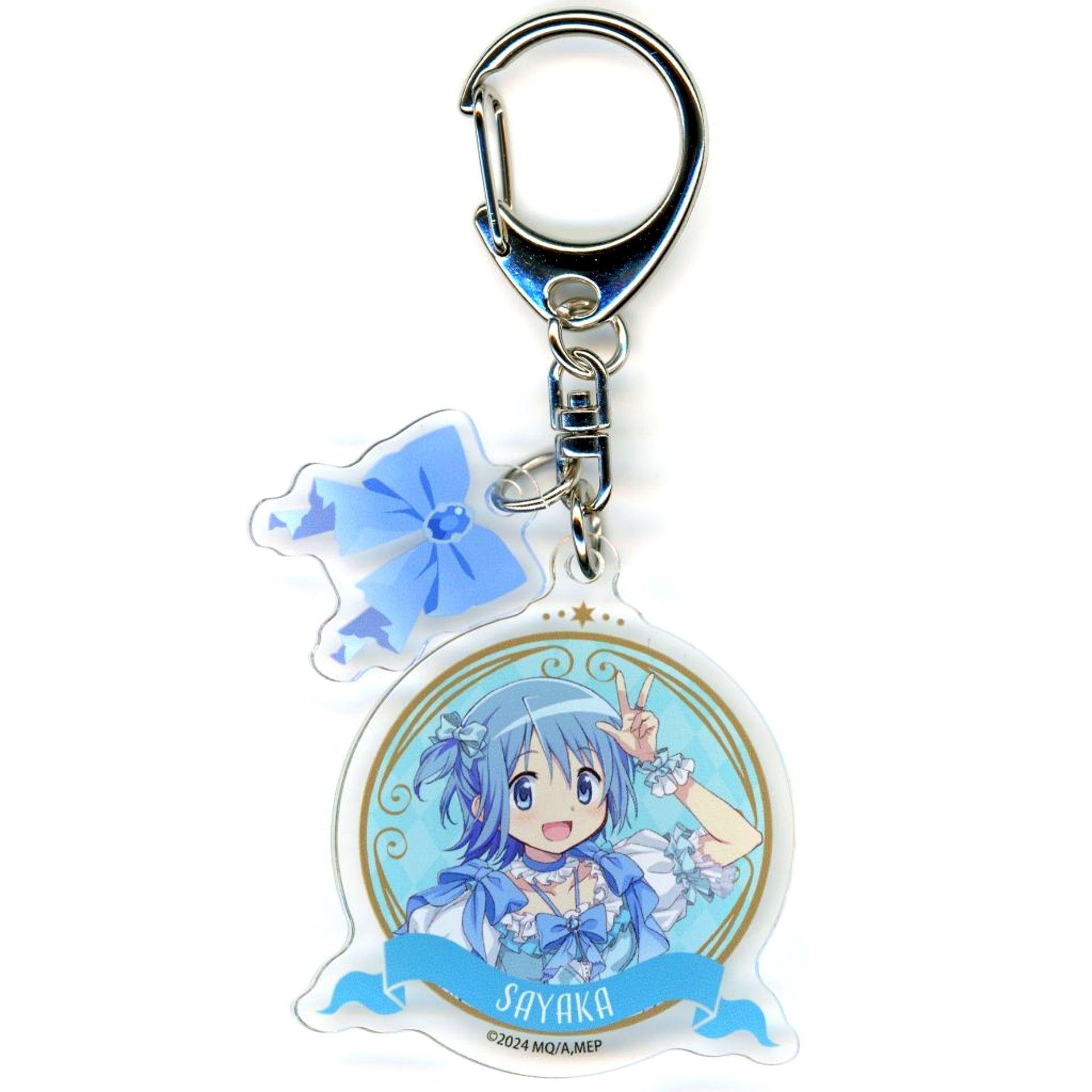 Sayaka Miki Acrylic Charm with Ribbon Part Puella Magi Madoka Magica Magia Exedra Magia Day 2025 Half Anniversary [USED]