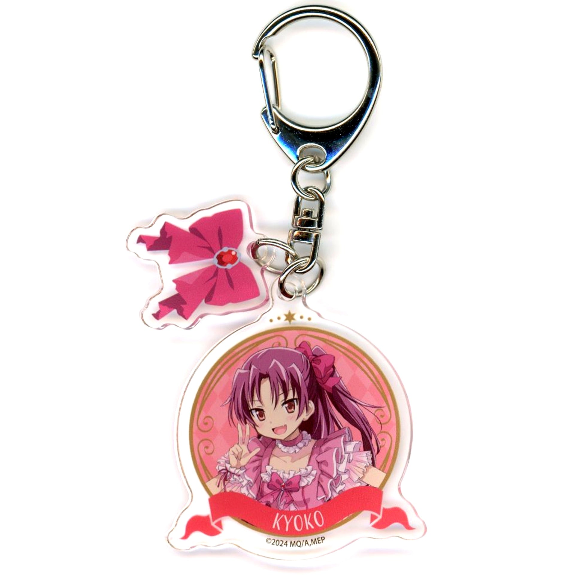 Kyoko Sakura Acrylic Charm with Ribbon Part Puella Magi Madoka Magica Magia Exedra Magia Day 2025 Half Anniversary [USED]