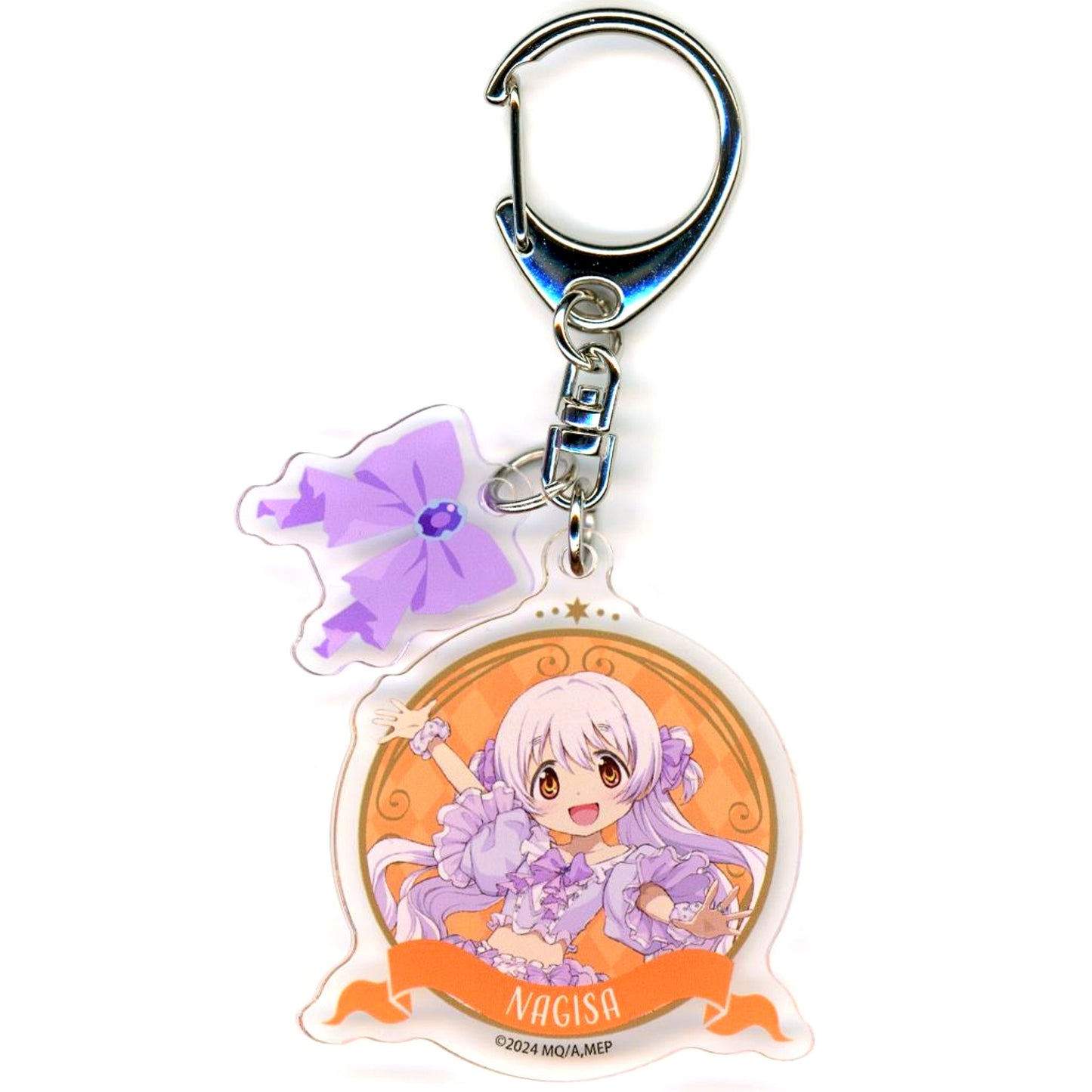 Nagisa Momoe Acrylic Charm with Ribbon Part Puella Magi Madoka Magica Magia Exedra Magia Day 2025 Half Anniversary [USED]