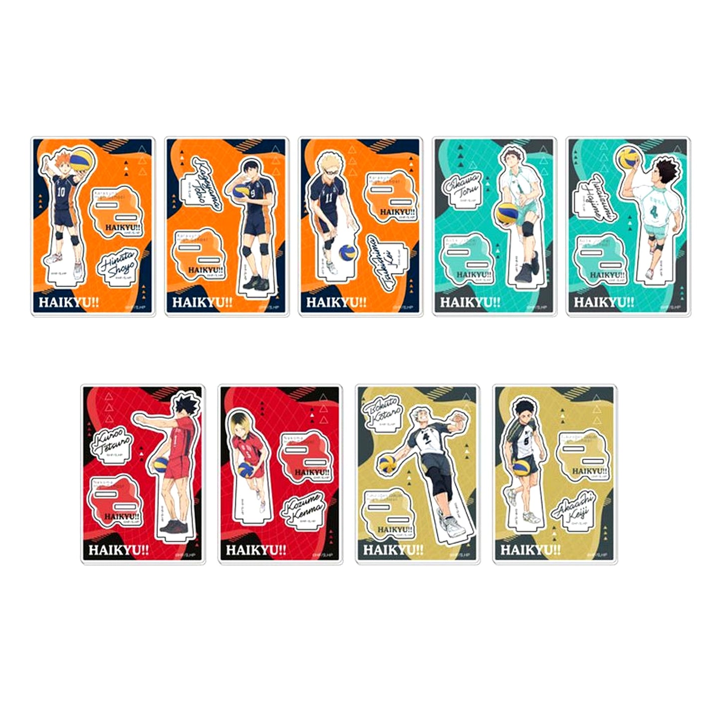 Set of 9 Acrylic Stand Collection Plus Haikyu!! Vol. 2 [USED]
