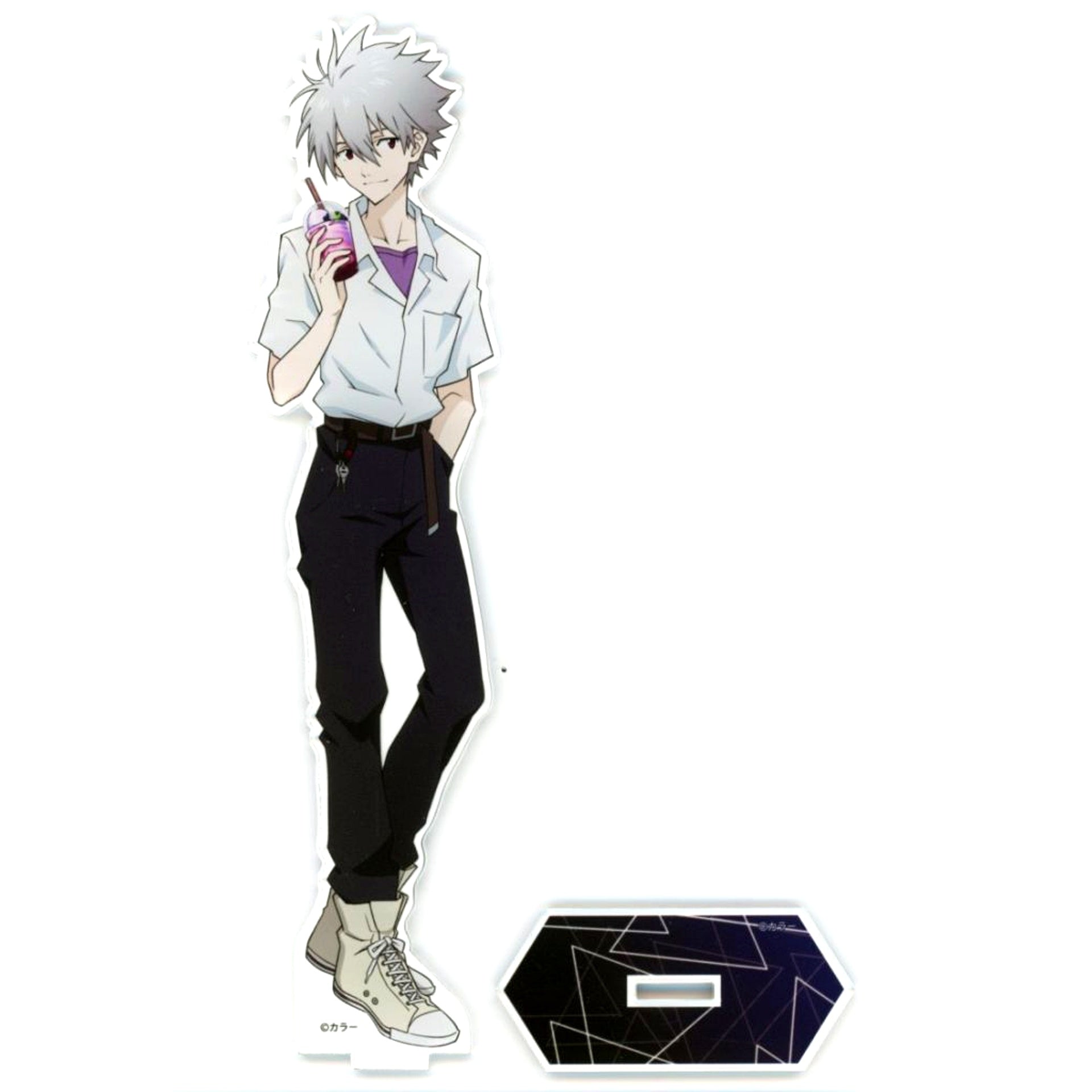 Kaworu Nagisa Large Illustration Acrylic Stand School Uniform Ver. Rebuild of Evangelion [USED]